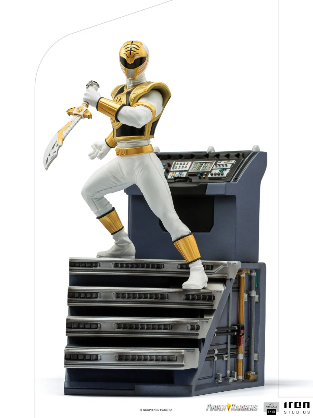Power Rangers BDS Art Scale Statue 1/10 White Ranger 22 cm