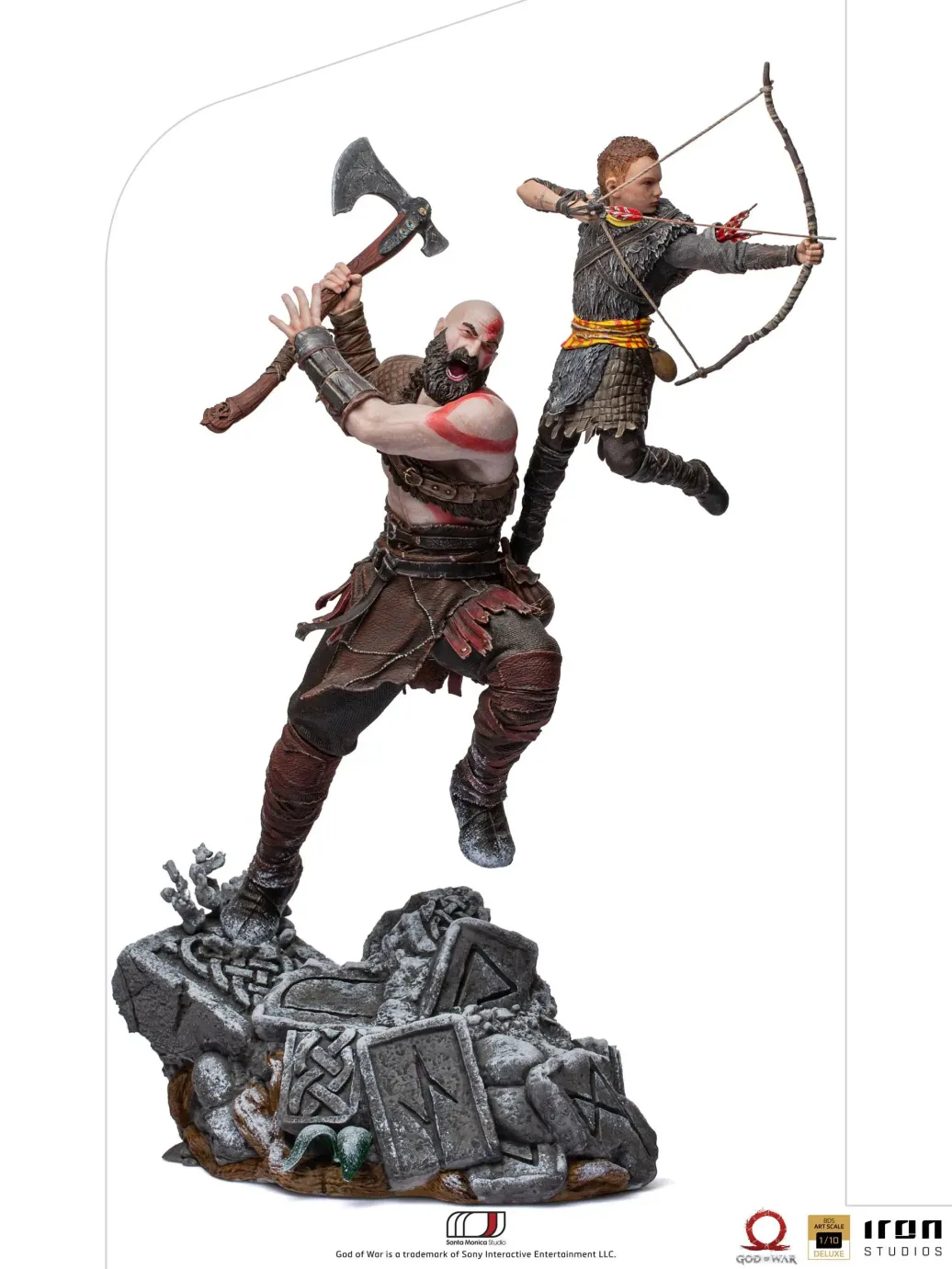 God of War BDS Art Scale Statue 1/10 Kratos & Atreus 34 cm