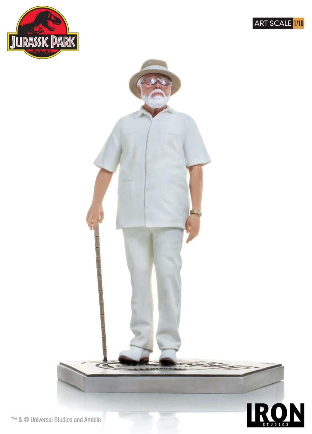 Jurassic Park John Hammond Art Scale Statue 19 cm