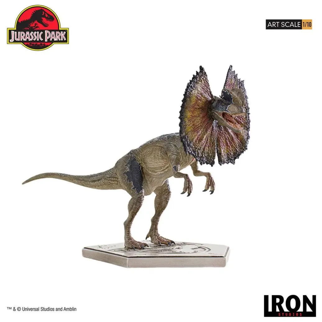 Jurassic Park Dilophosaurus Art Scale Statue 18 cm