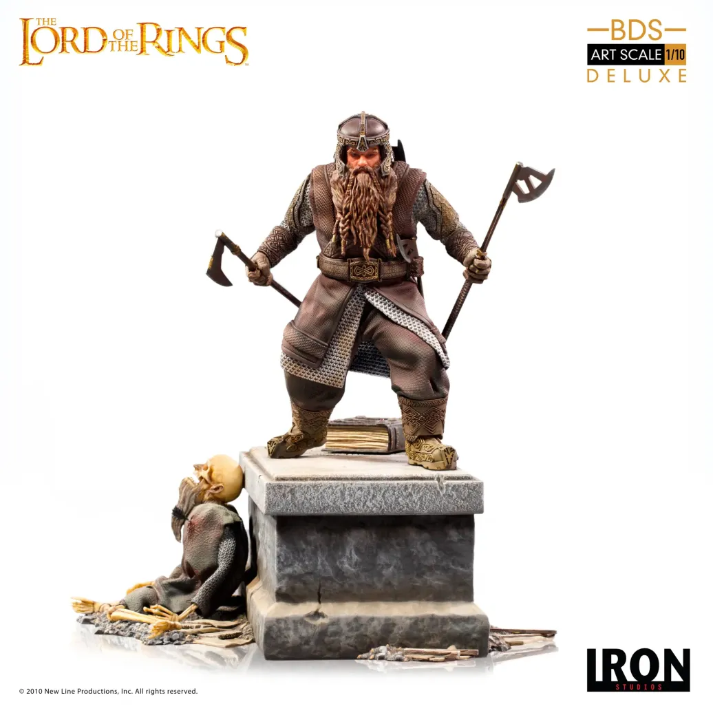 Herr der Ringe Gimli Deluxe BDS Art Scale Statue 21 cm