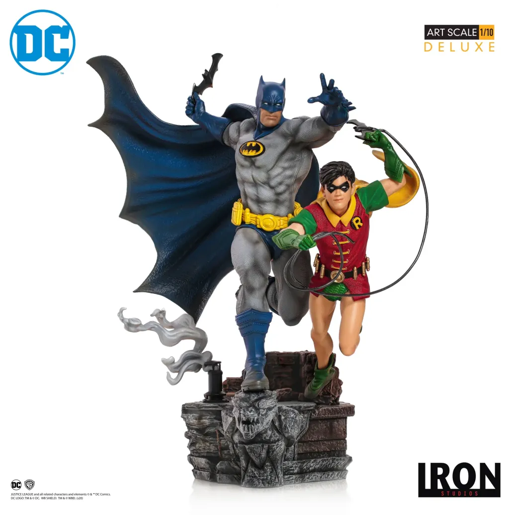 DC Comics Batman & Robin Deluxe Art Scale Statue 25 cm by Ivan Reis