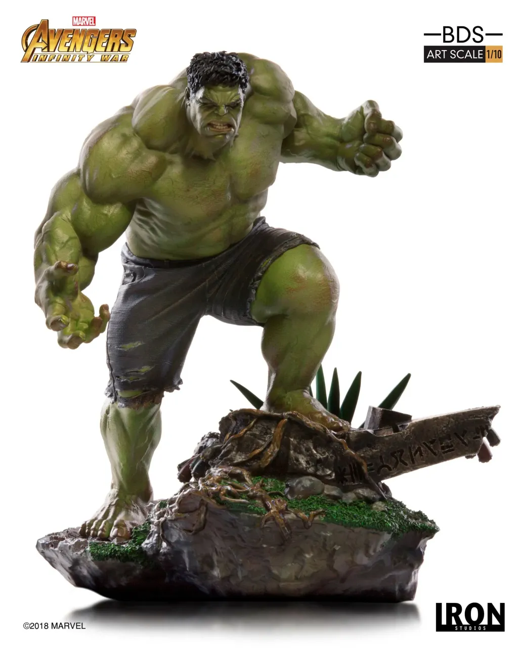 Avengers Infinity War Hulk BDS Art Scale Statue 25 cm