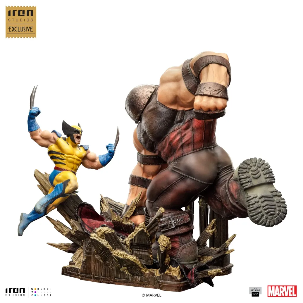 Marvel BDS Art Scale Statue 1/10 Wolverine vs Juggernaut heo EU Exclusive 30 cm