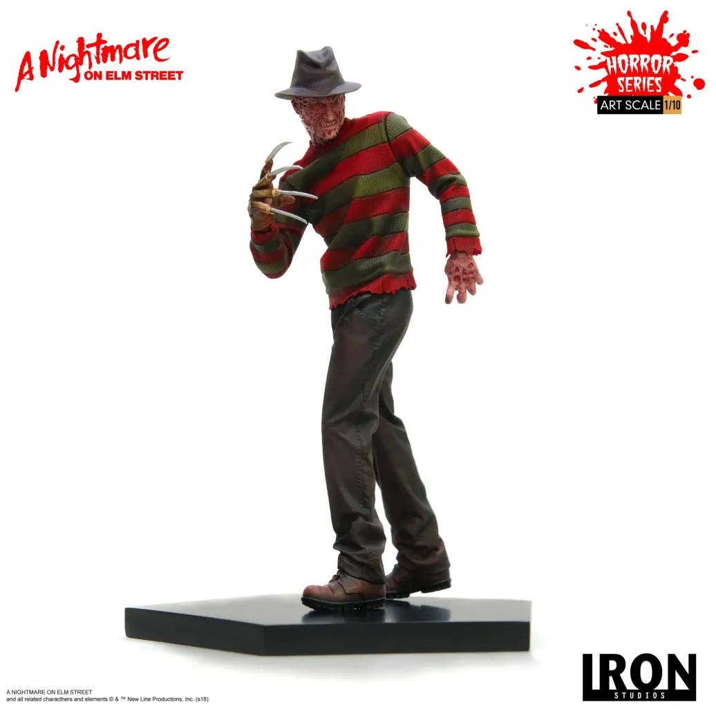 Iron Studios Nightmare on Elm Street Freddy Krueger Art Scale Figur 19 cm