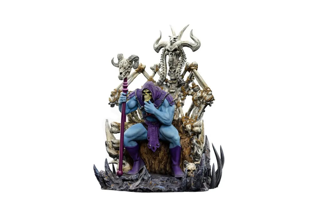 Masters of the Universe Art Scale Deluxe Statue 1/10 Skeletor on Throne Deluxe 29 cm