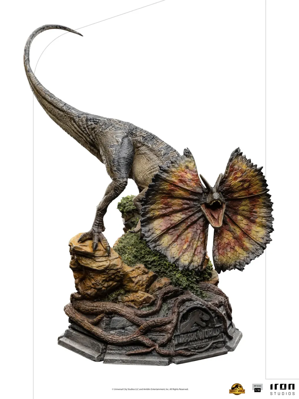 Jurassic World Ein neues Zeitalter Art Scale Statue 1/10 Dilophosaurus 13 cm
