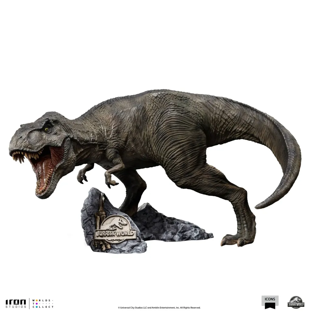 Jurassic World Icons Statue T-Rex 13 cm