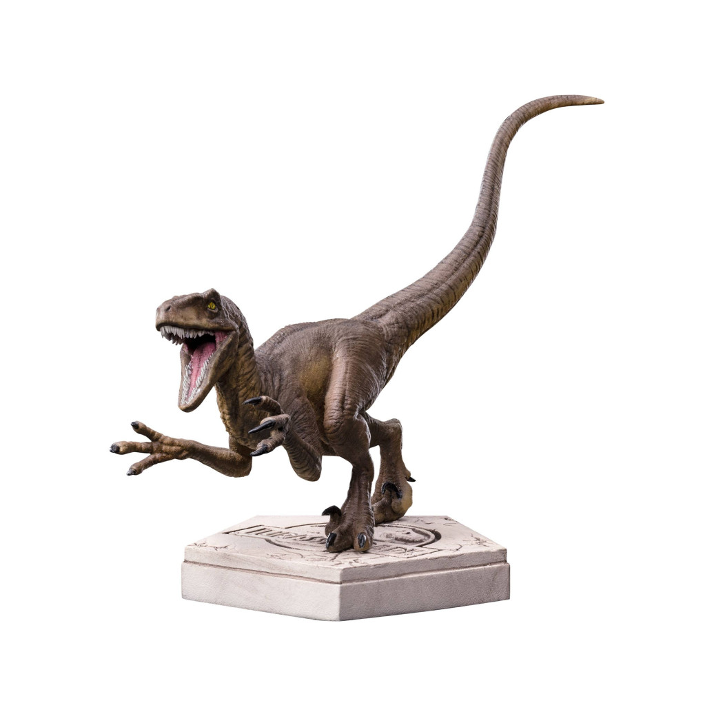 Jurassic World Icons Statue Velociraptor A 9 cm