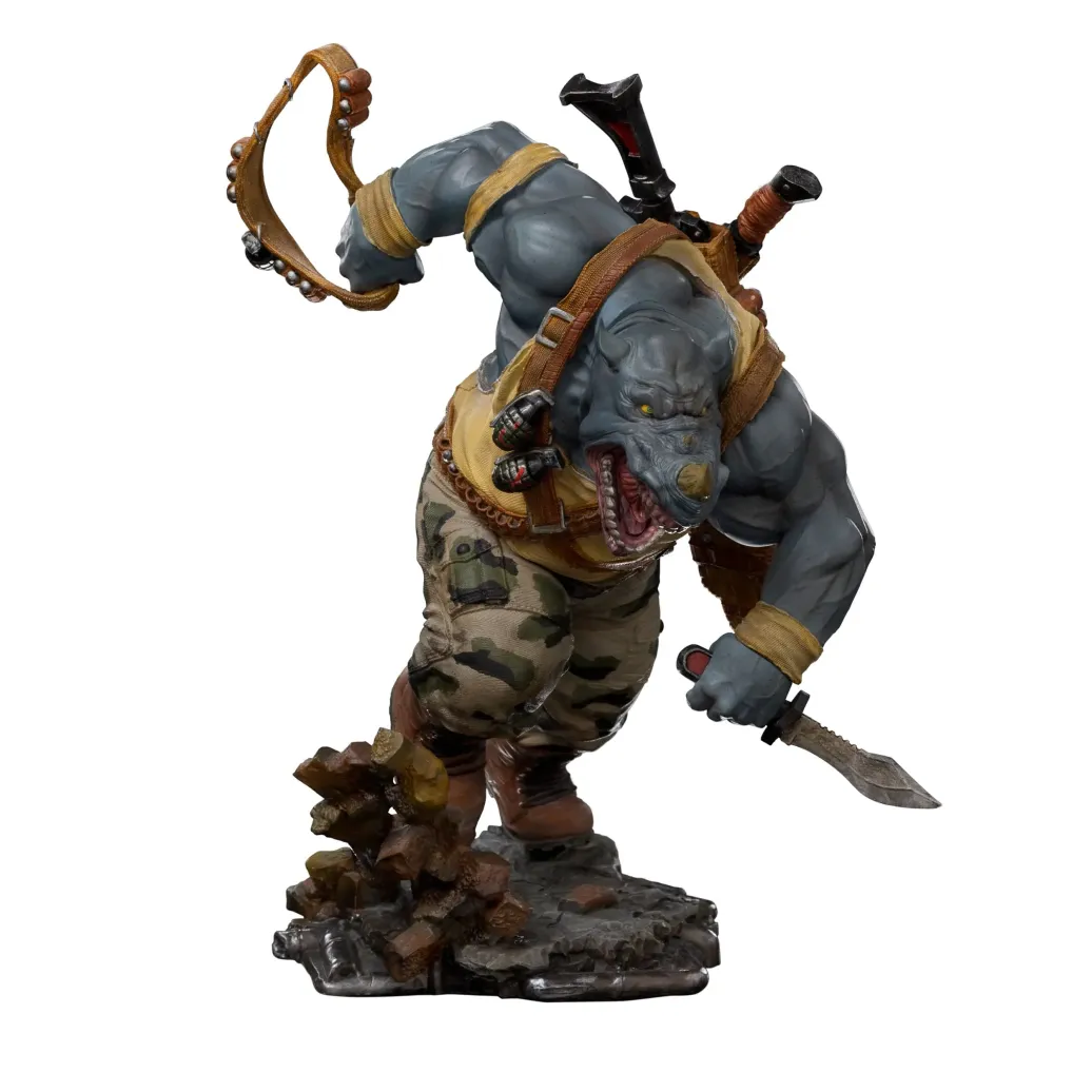 Teenage Mutant Ninja Turtles BDS Art Scale Statue 1/10 Rocksteady 24 cm