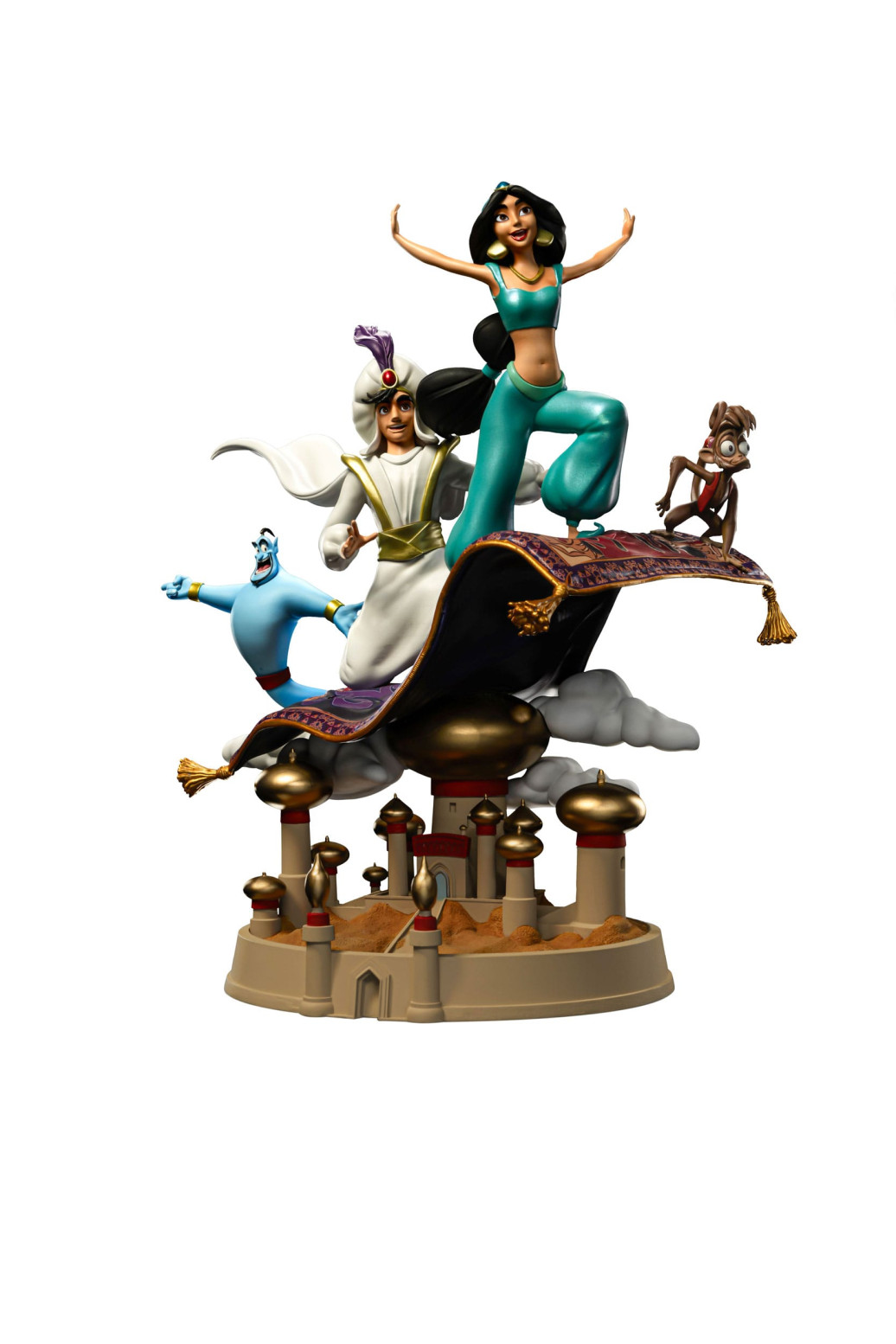 Disney Deluxe Art Scale Statue 1/10 Aladdin and Yasmine 30 cm
