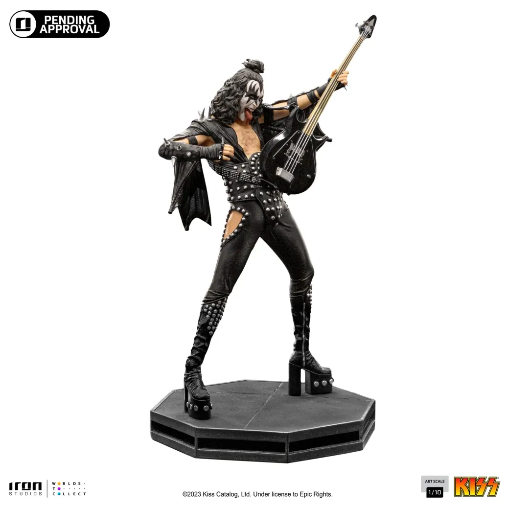 Kiss Gene Simons Art Scale Limited Edtition 26 cm