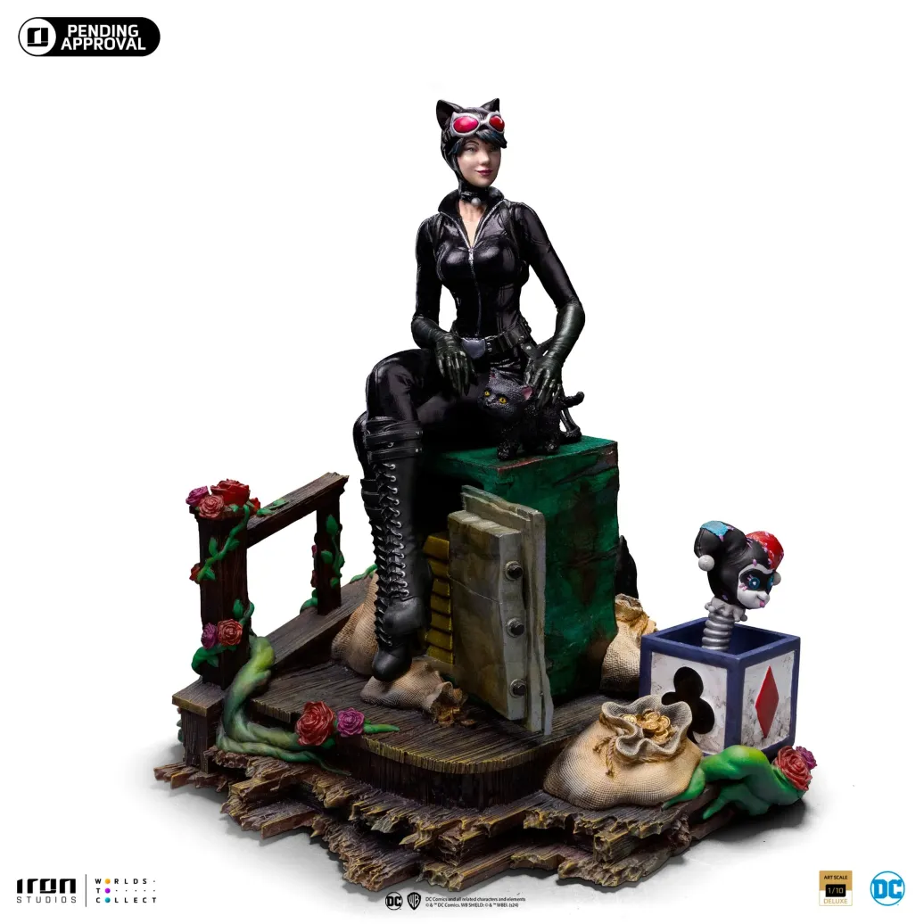 DC Comics Deluxe Art Scale Statue 1/10 Catwoman (Gotham City Sirens) 21 cm