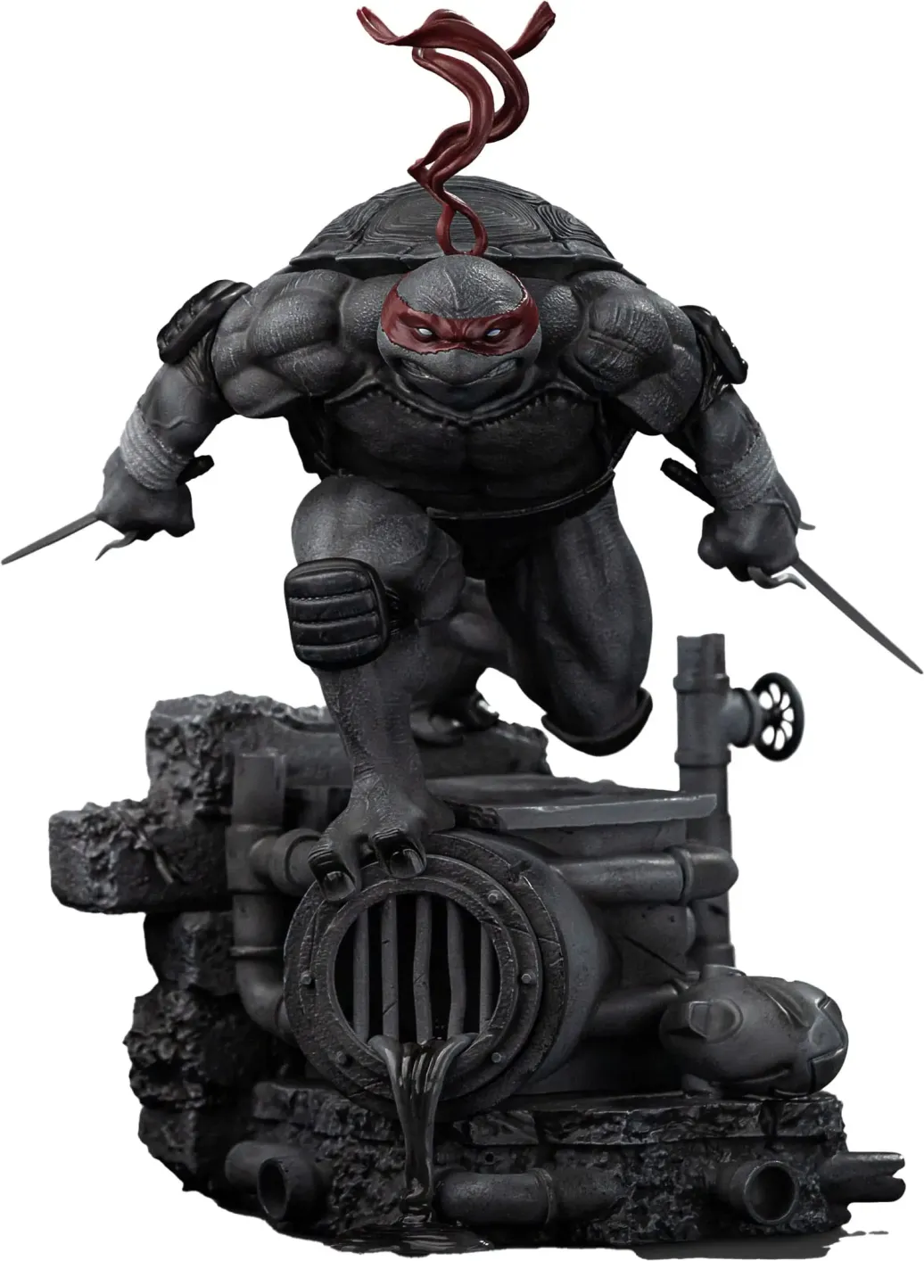 Teenage Mutant Ninja Turtles Art Scale Statue 1/10 Raphael Black and White Variant 26 cm heo exclusive 