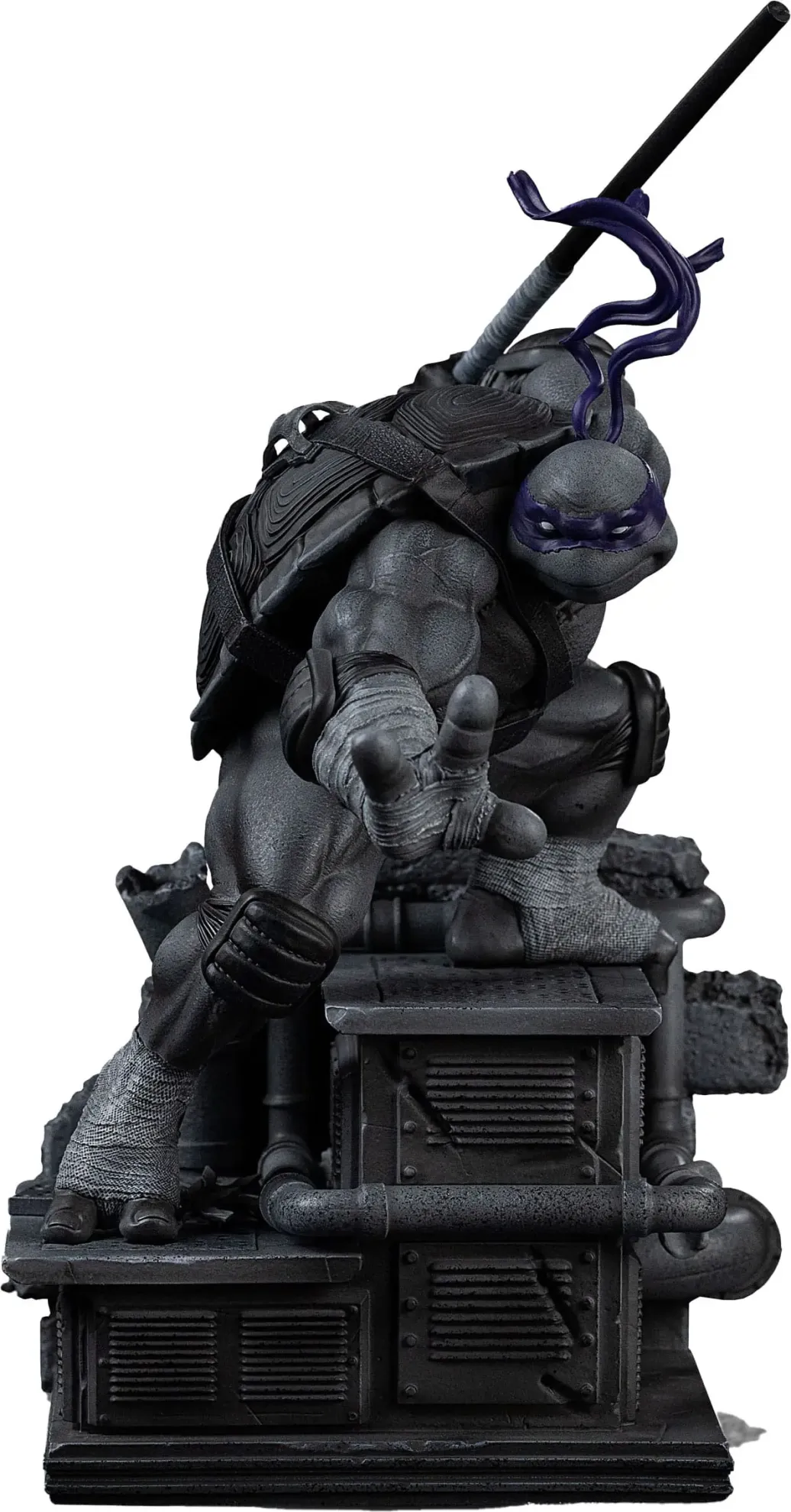 Teenage Mutant Ninja Turtles Art Scale Statue 1/10 Donatello Black and White Variant 26 cm heo exclusive 