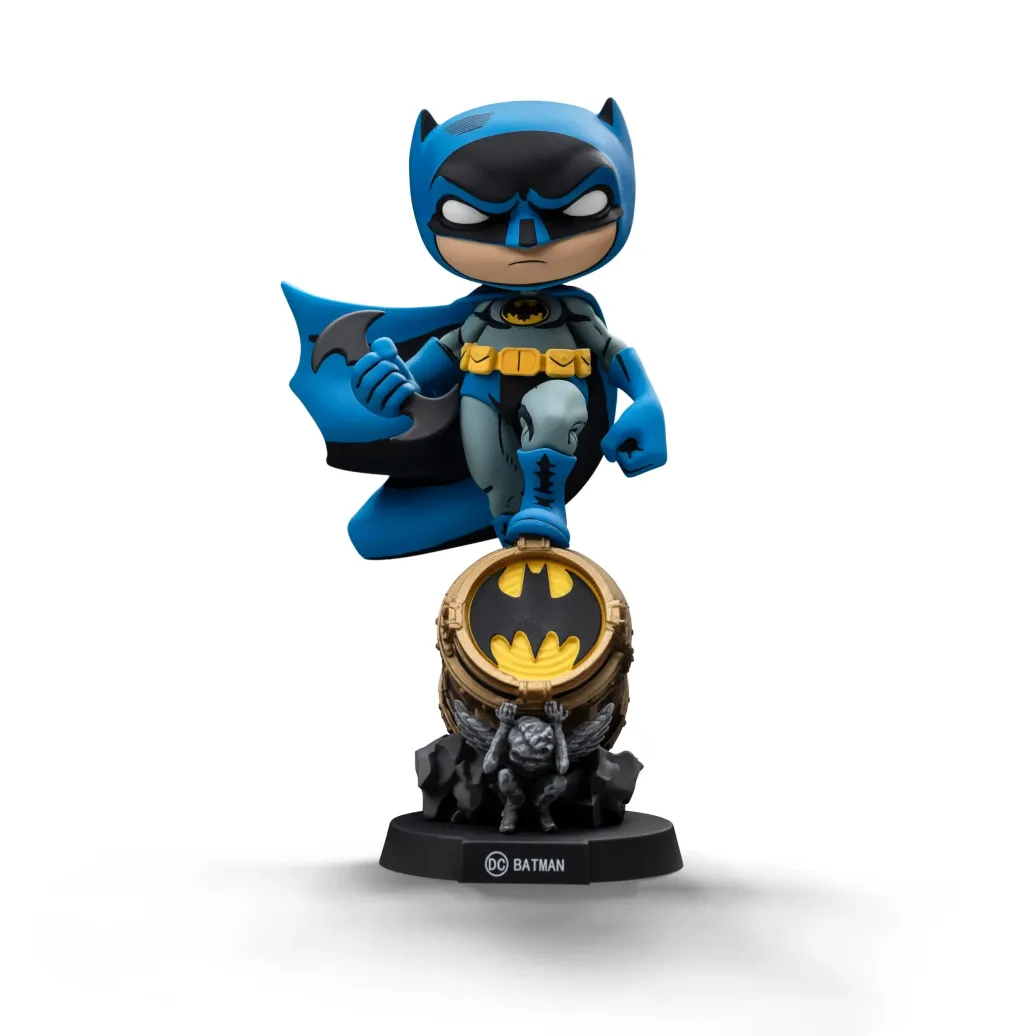 Batman Mini Co. PVC Figur Batman on Bat-Signal (Blue Variant) 19 cm
