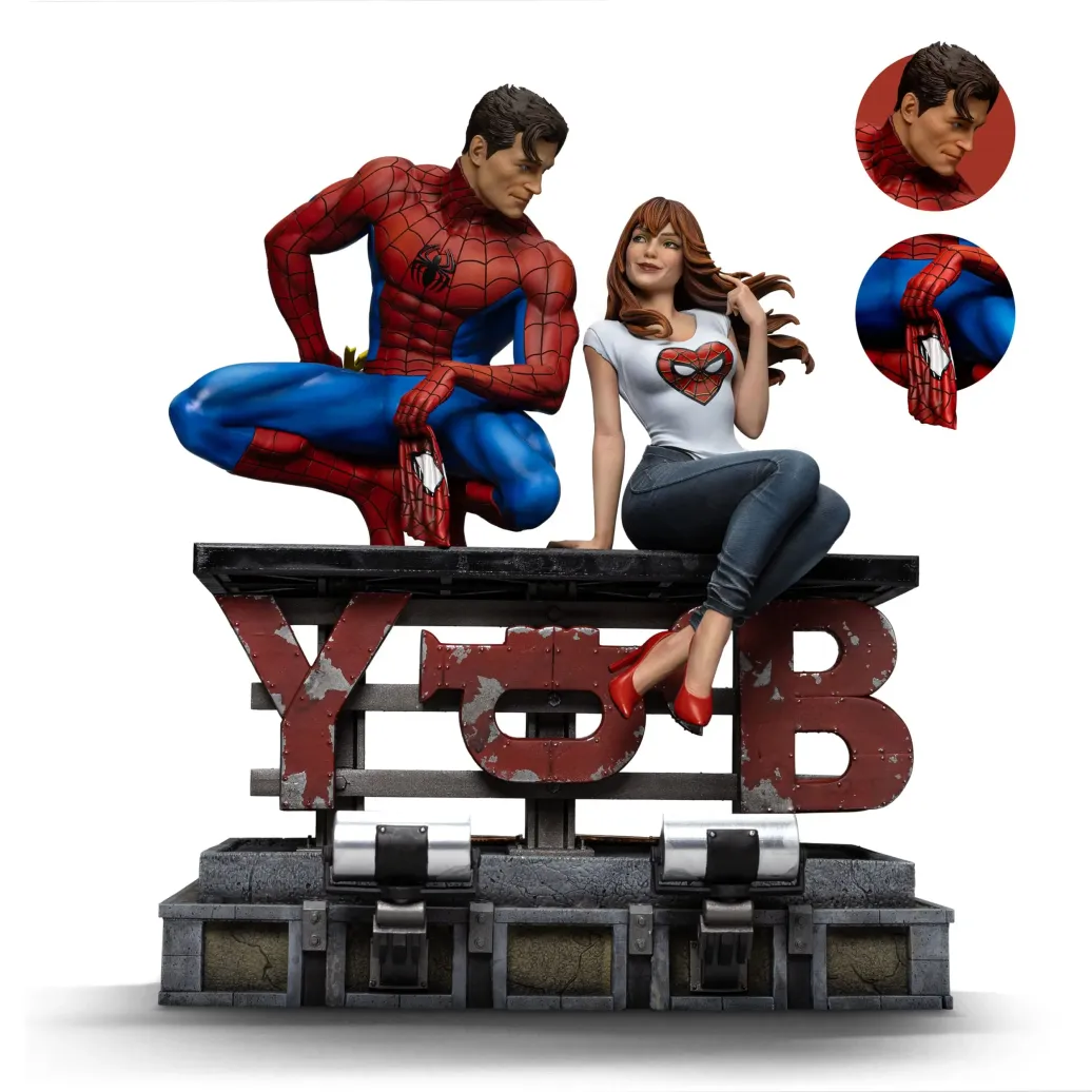 Spider-Man Diorama Art Scale Statue 1/6 Spider-Man and Mary Jane 35 cm