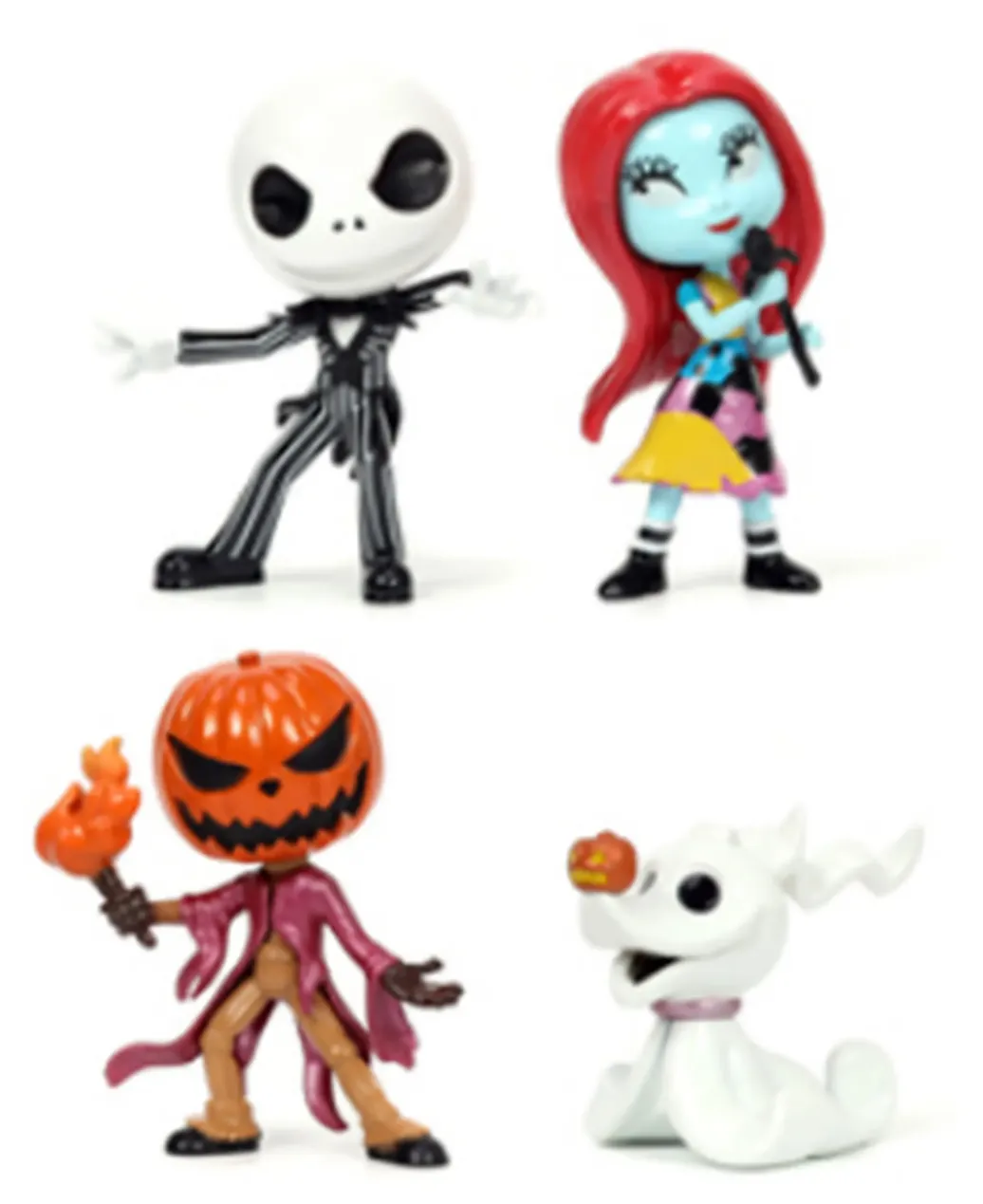 Nightmare before Christmas Nano Metalfigs Diecast Minifiguren 4-er Pack 6 cm