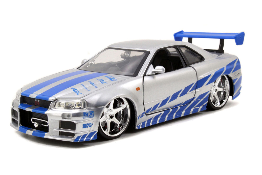 Fast & Furious Diecast Modell 1/24 2002 Nissan Skyline