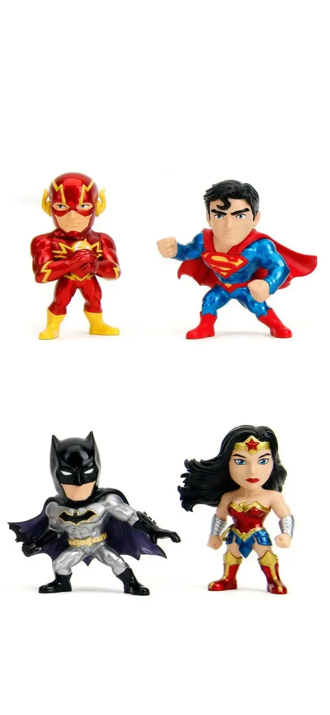 DC Comics Nano Metalfigs Diecast Minifiguren 4-er Pack Wave 1 4 cm