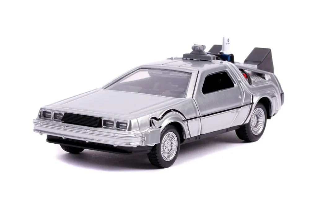 Zurück in die Zukunft II Hollywood Rides Diecast Modell 1/32 DeLorean Time Machine