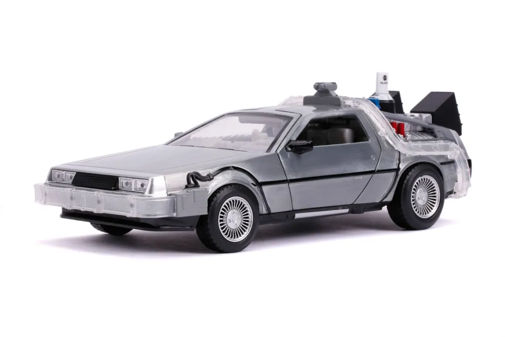 Zurück in die Zukunft DeLorean Time Machine Hollywood Rides Diecast Modellauto