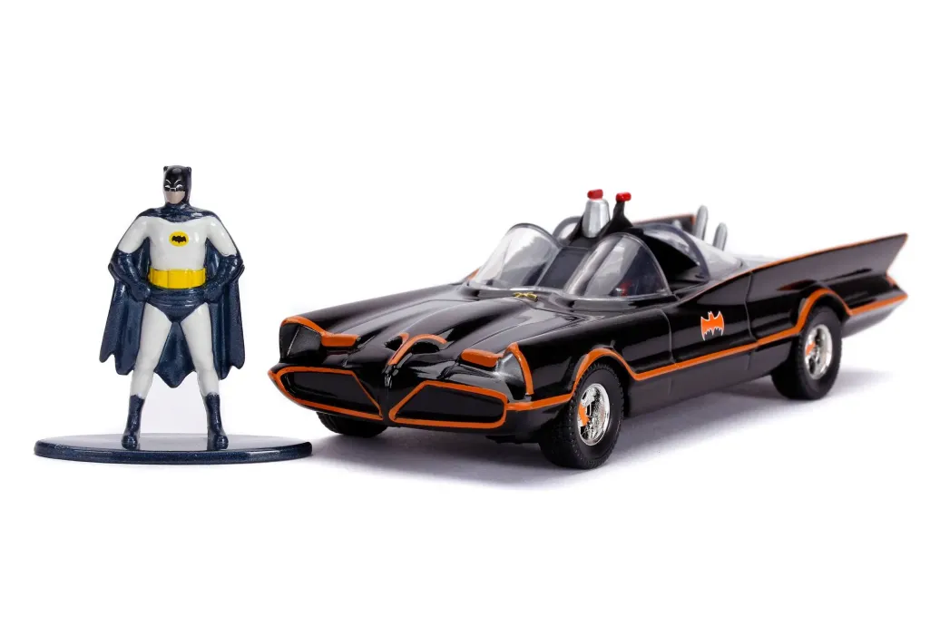 Batman Classic TV Series Diecast Modell 1/32 1966 Classic Batmobil mit Figur
