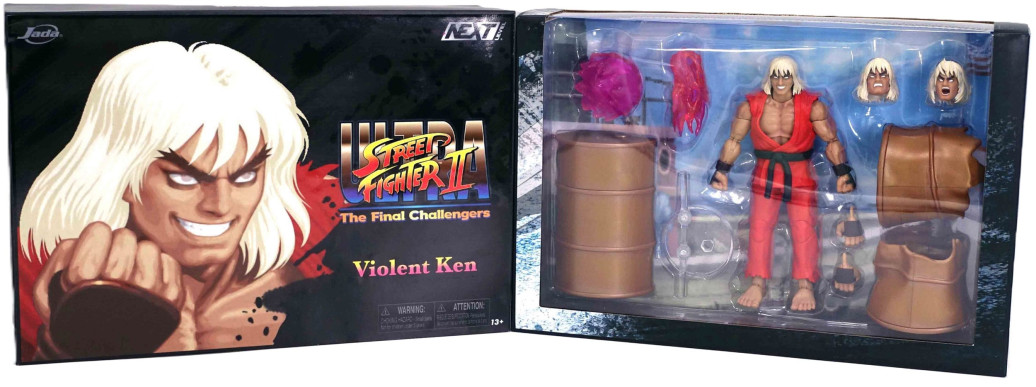 Ultra Street Fighter II: The Final Challengers Actionfigur 1/12 Violent Ken Next Level SDCC 2024 Exclusive 15 cm