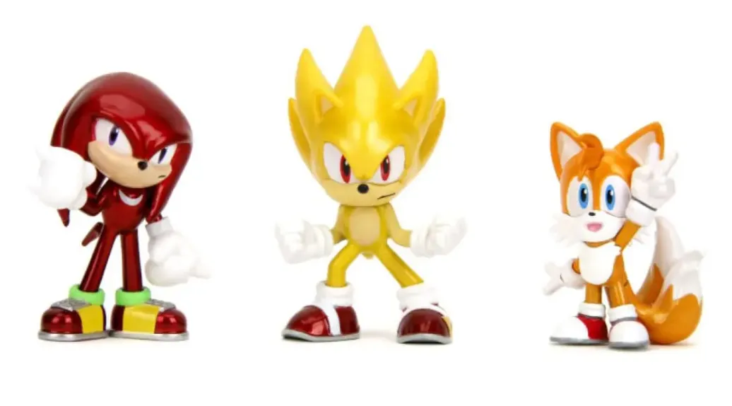 Sonic the Hedgehog Nano Metalfigs Diecast Minifiguren 3-er Pack 5 cm 
