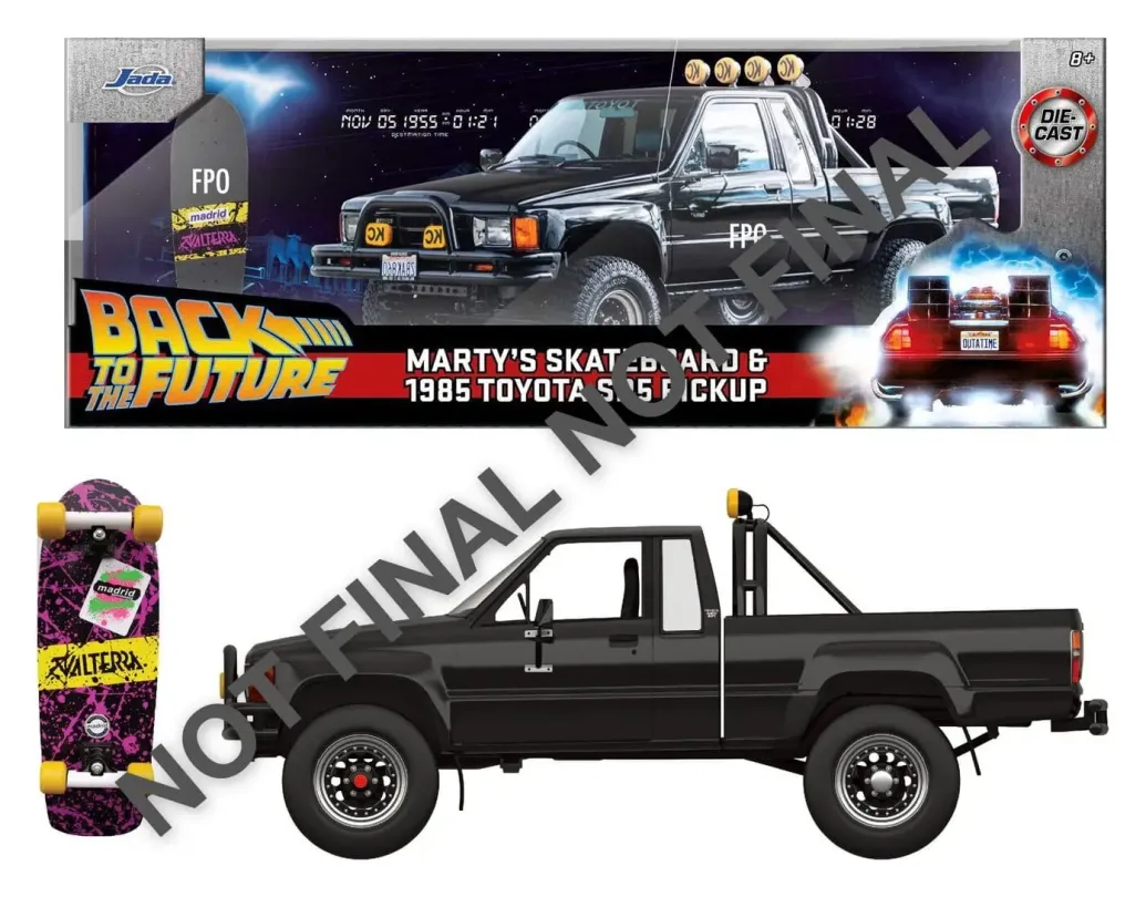 Zurück in die Zukunft Diecast Modell 1:24 Marty's Skateboard 1985 Toyota