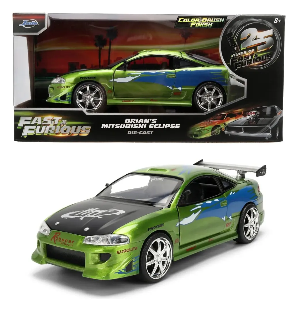 Fast & Furious Diecast Modell 1:24 Anniversary Mitsubishi 19 cm