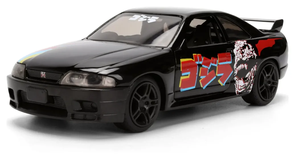 Godzilla Diecast Modell 1:32 Nissan Skyline GT-R R33 Sortiment (6)