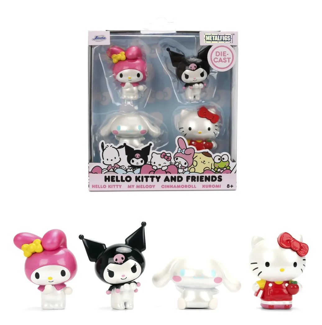 Sanrio Actionfiguren 4er-Pack 6 cm