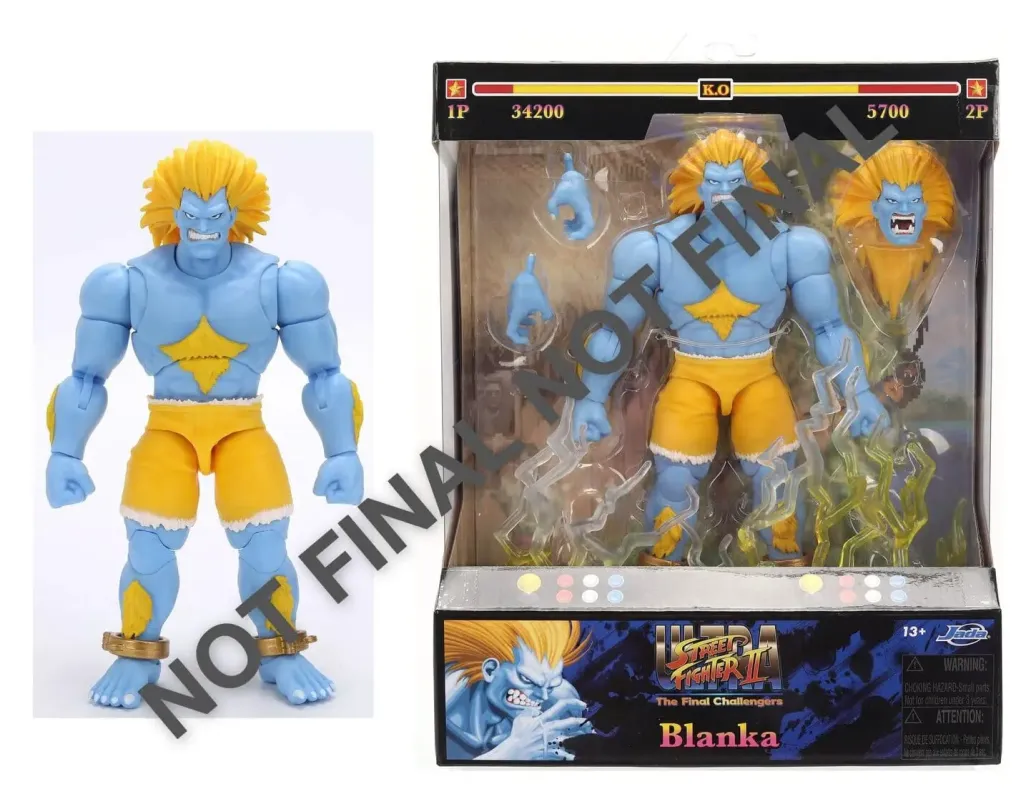 Street Fighter II Actionfigur Blanka P2 19 cm