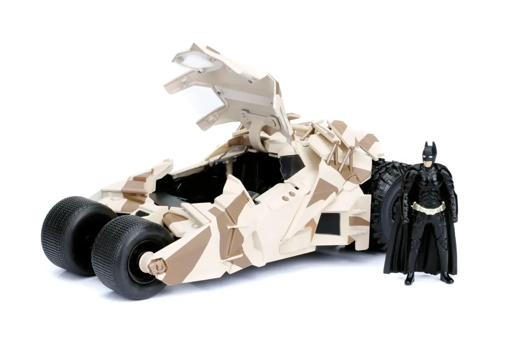 Batman Batmobile Camo mit Figur 1/24 Diecast Modellauto