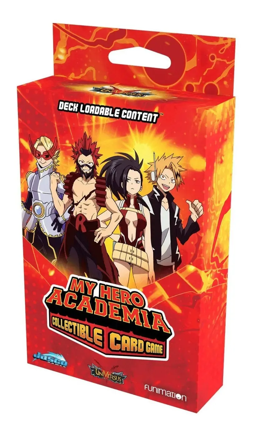 My Hero Academia Trading Cards Deck Loadable Content Packs Serie 2 Crimson Rampage Display (6) *Englische Version*