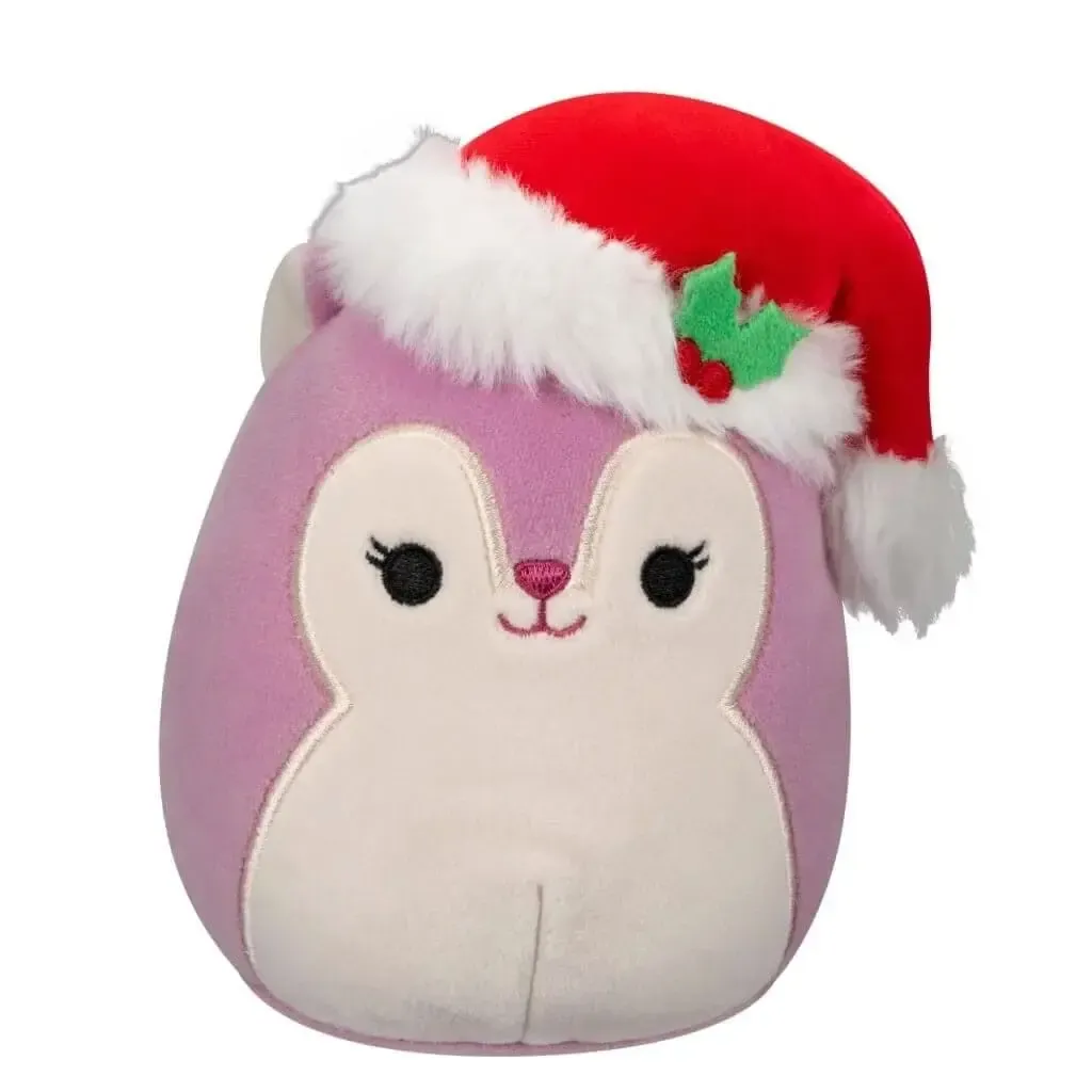 Squishmallows Plüschfigur Christmas Allina the Squirrel with Santa Hat 20 cm