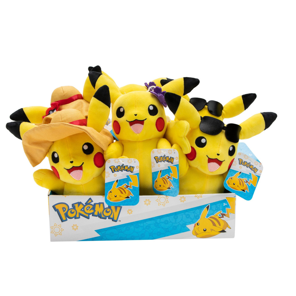 Pokémon Plüschfiguren Summer 20 cm Sortiment (6)