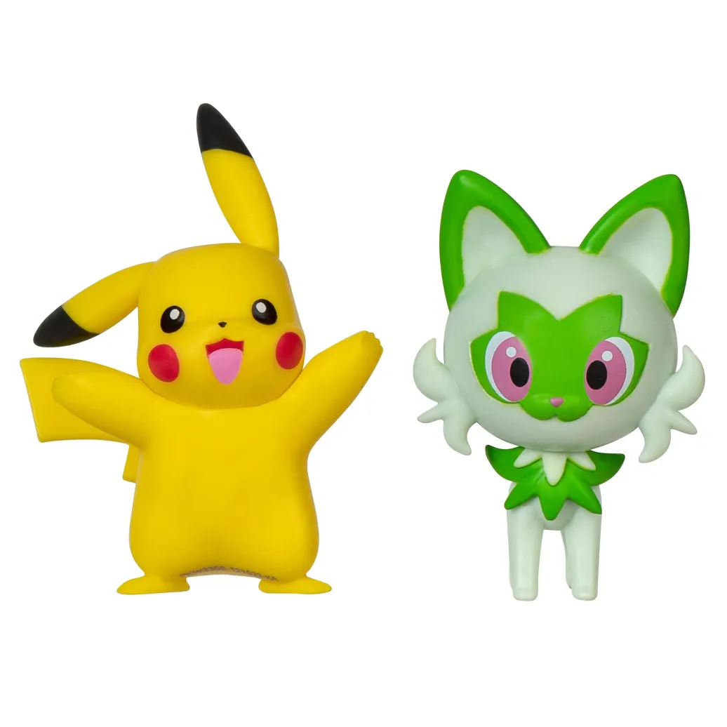 Pokémon Gen IX Battle Figure Pack Minifiguren 2er-Pack Pikachu & Felori 5 cm