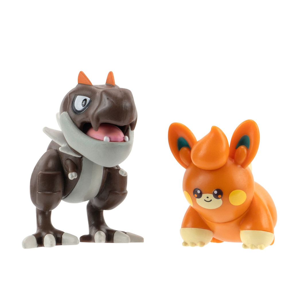Pokémon Battle Figure First Partner Set Figuren 2er-Pack Balgoras, Pamo 5 cm