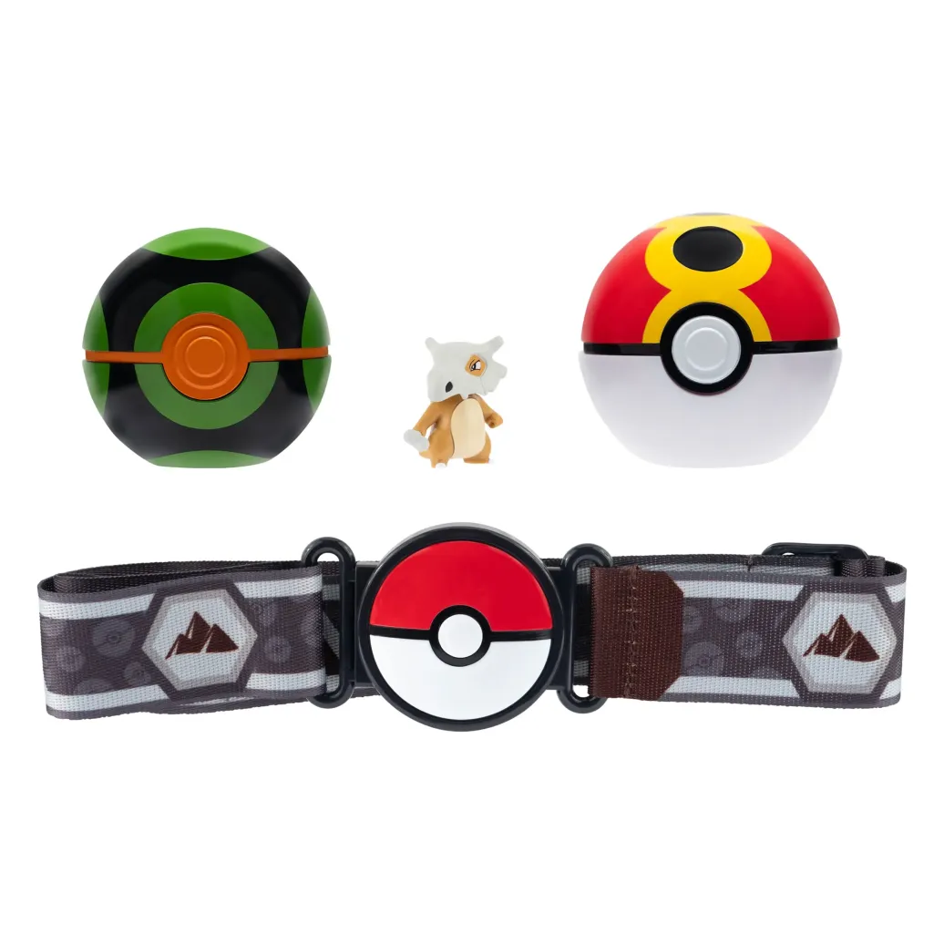 Pokémon Clip'n'Go Poké Gürtel Set Wiederball, Finsterball & Tragosso