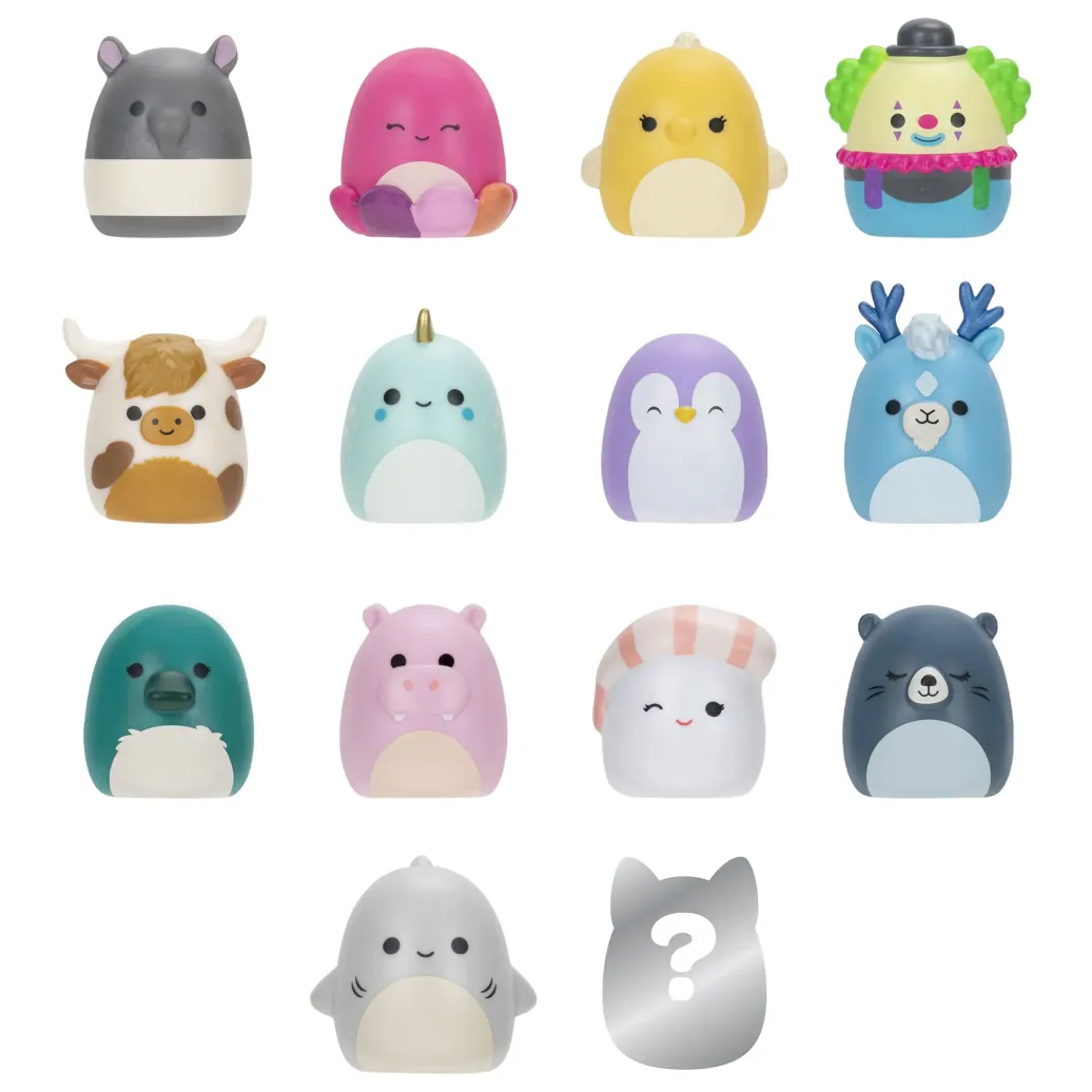 Squishmallows Squish-a-longs Minifiguren 14er Pack Set Series 2 Style 1 2,5 cm 