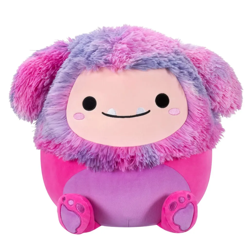 Squishmallows Plüschfigur Magenta Bigfoot with Multicolored Hair Woxie 30 cm