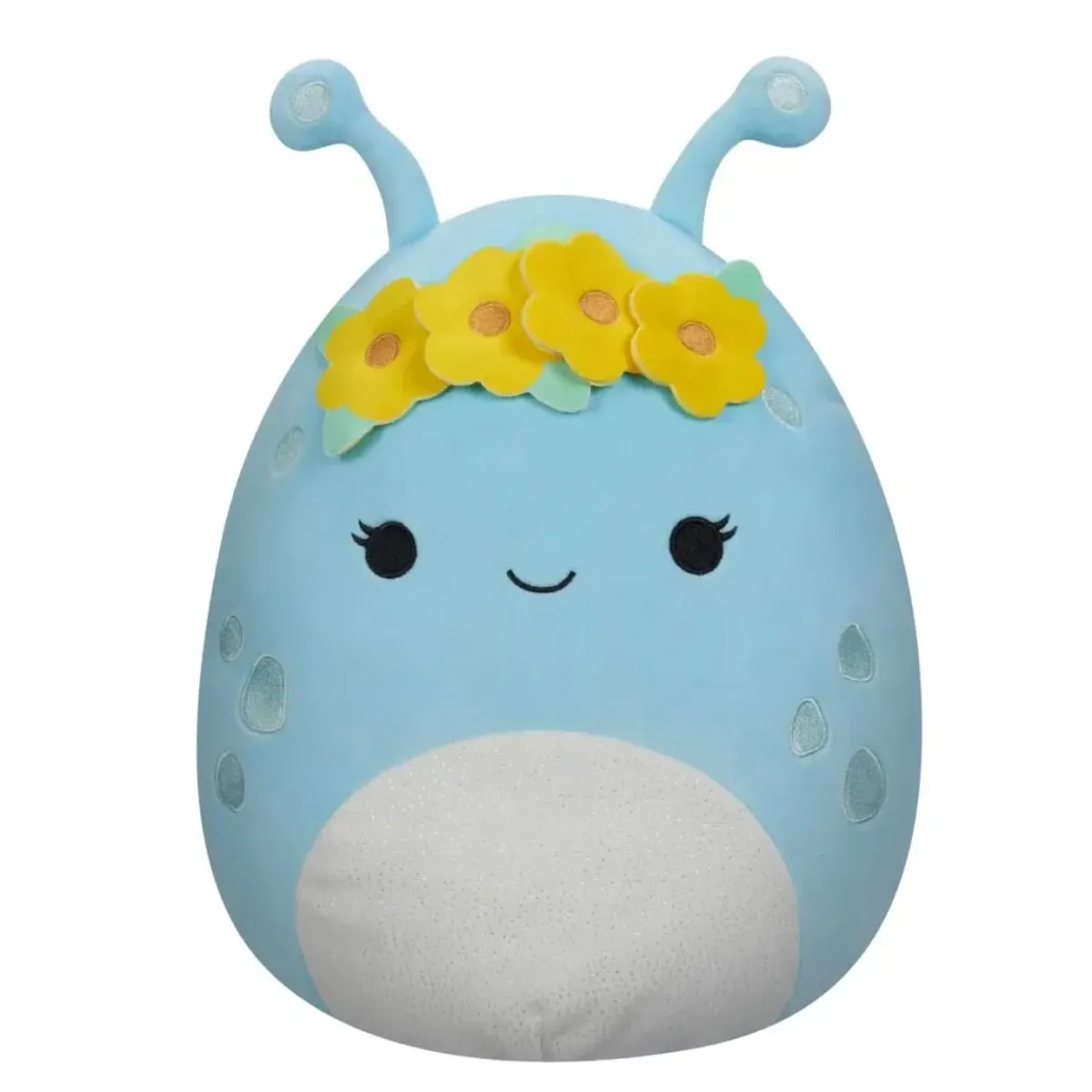 Squishmallows Plüschfigur Pastel Blue Alien with Flower Crown Natnat 40 cm