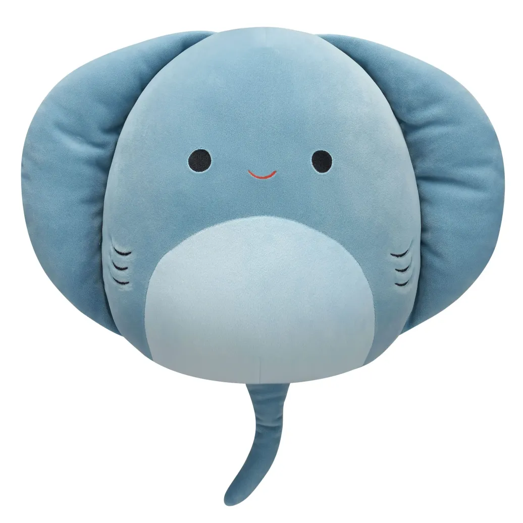 Squishmallows Plüschfigur Muted Blue Polkadot Oval Stingray 30 cm