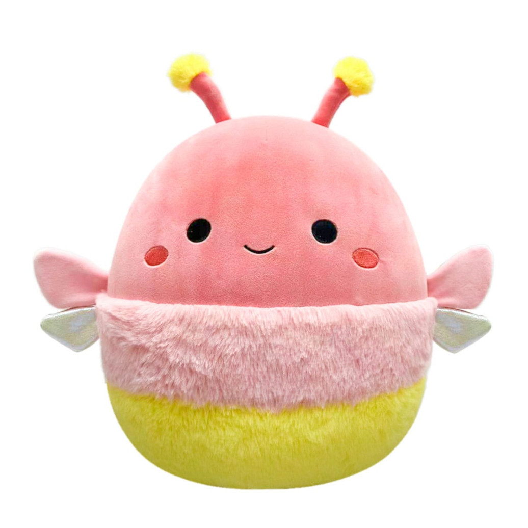 Squishmallows Plüschfigur Coral Firefly with Pink and Yellow Fuzzy Stripes 30 cm