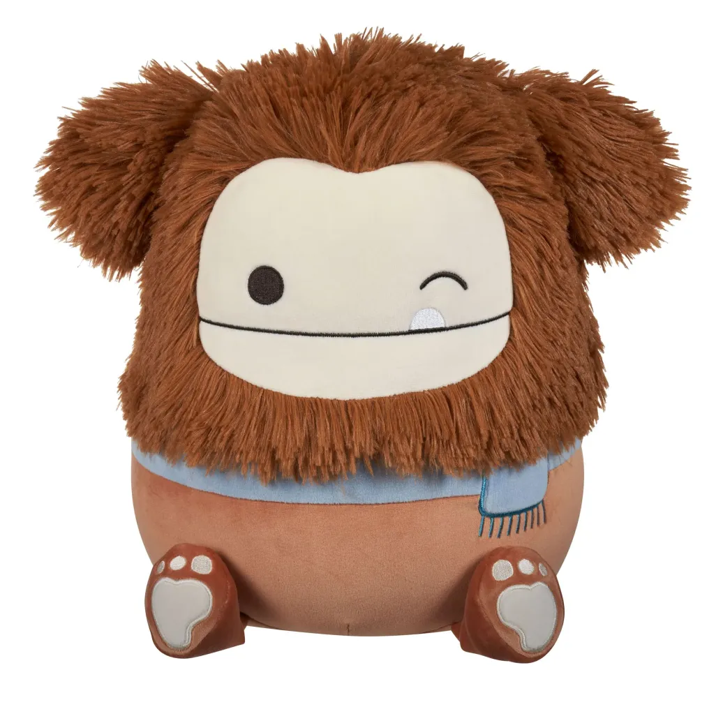 Squishmallows Plüschfigur Winking Brown Bigfoot with Scarf Benny 30 cm