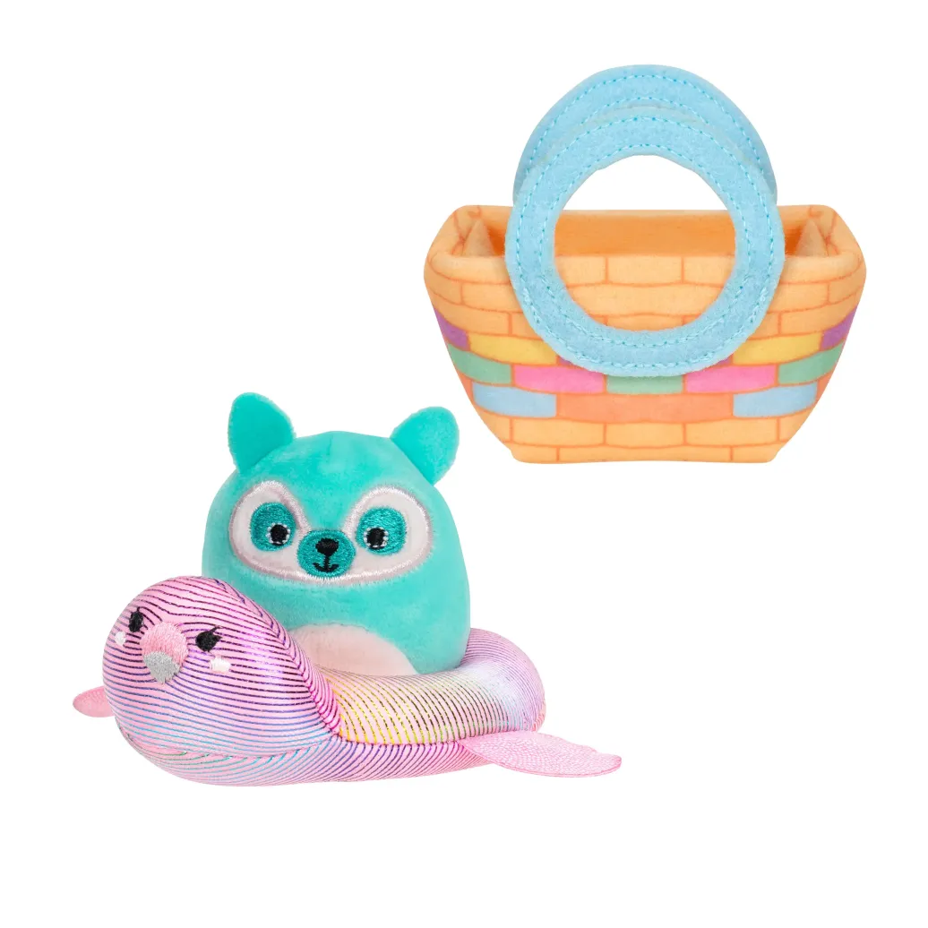 Squishville Mini Squishmallows Plüschfigur Accessoires Set Pool Party 5 cm