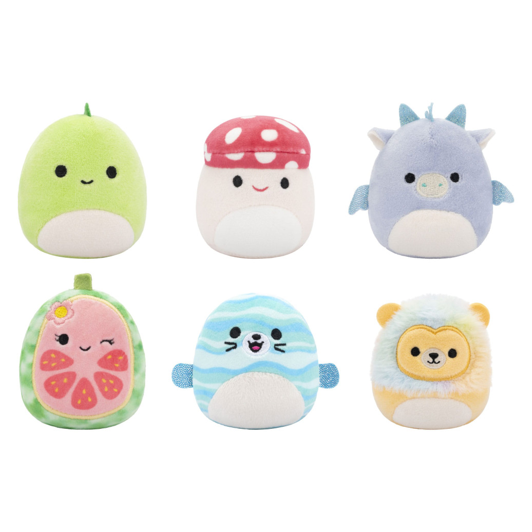 Squishville Mini Squishmallows Plüschfiguren 6er-Pack B 5 cm