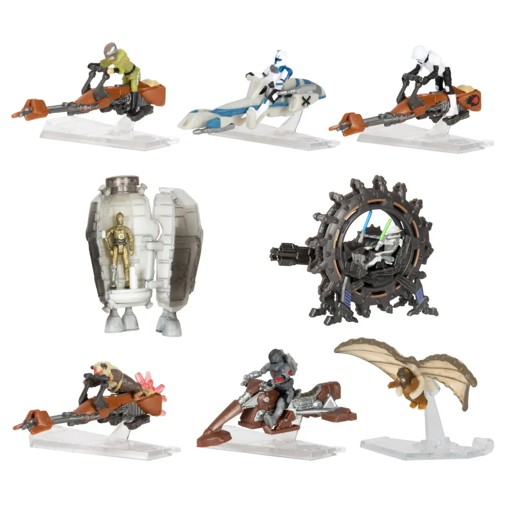 Star Wars Micro Galaxy Squadron Fahrzeuge mit Figuren Scout Class 5 cm Sortiment (12)